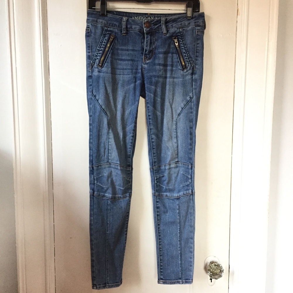 AEO biker jeans